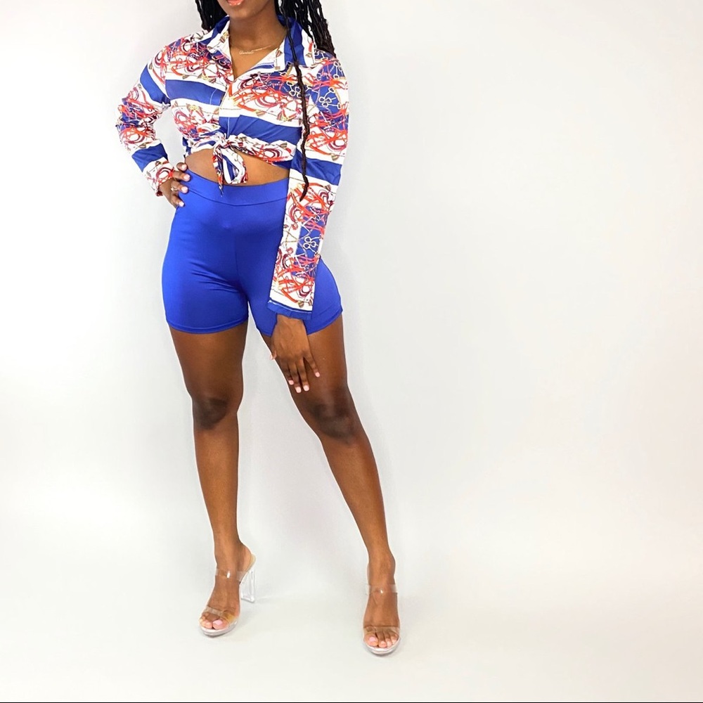 New Casual Two Piece Set Fashion Print